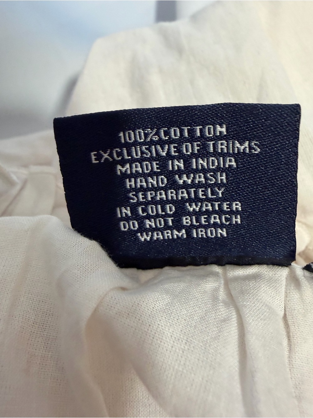 MADISON MATHEWS White Cotton Flower Blouse Size S - Picture 4 of 4